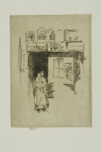 バードショップ - セブンダイアル 作： James Abbott McNeill Whistler