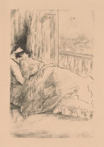バルコニーで 作： James Abbott McNeill Whistler