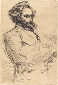 C.L.ドルーエ、彫刻家 作： James Abbott McNeill Whistler