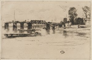 チェルシー 作： James Abbott McNeill Whistler