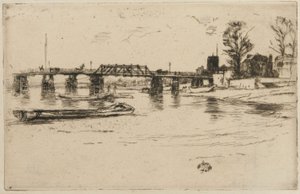 チェルシー 作： James Abbott McNeill Whistler