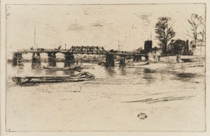 チェルシー 作： James Abbott McNeill Whistler