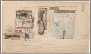 チェルシー・ショップ 作： James McNeill Whistler