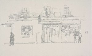 チェルシー ショップス 作： James Abbott McNeill Whistler