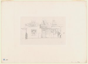 チェルシー ショップス 作： James Abbott McNeill Whistler
