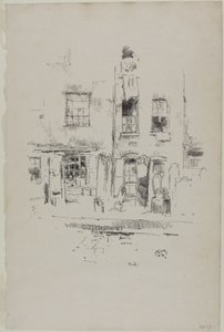 チャーチヤード 作： James Abbott McNeill Whistler