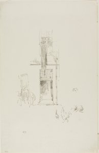 コックス アンド ヘンズ、オテル コルベール 作： James McNeill Whistler
