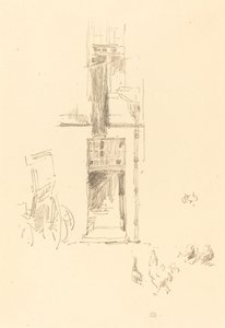 コックス アンド ヘンズ、オテル コルベール 作： James Abbott McNeill Whistler