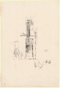 コックス アンド ヘンズ、オテル コルベール 作： James Abbott McNeill Whistler