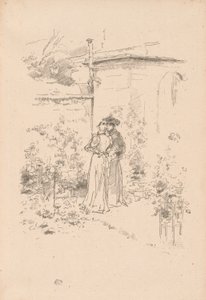 庭の自信 作： James Abbott McNeill Whistler