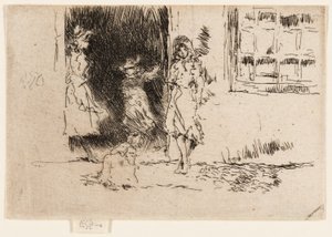 コテージドア 作： James Abbott McNeill Whistler