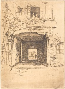 戸口とつる 作： James Abbott McNeill Whistler