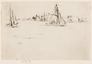 ドルドレヒト 作： James Abbott McNeill Whistler