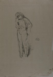 ドレープフィギュア、立ち 作： James Abbott McNeill Whistler