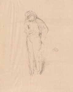 ドレープフィギュア、立ち 作： James Abbott McNeill Whistler