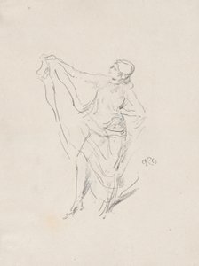 ドレープモデル、ダンス 作： James McNeill Whistler