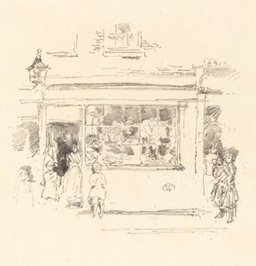 ドルリー レーン ラグ 作： James Abbott McNeill Whistler