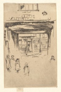 ドルリー レーン、第 2 ベニス セット (26 枚のエッチングのセット) より 作： James Abbott McNeill Whistler