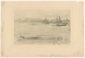 朝早く 作： James Abbott McNeill Whistler