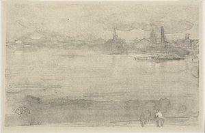 朝早く 作： James Abbott McNeill Whistler