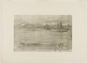 朝早く 作： James Abbott McNeill Whistler