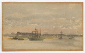 エリス - 夕方 作： James Abbott McNeill Whistler