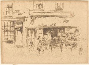 エクセター・ストリート 作： James Abbott McNeill Whistler