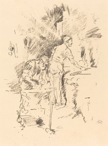 父と息子 作： James Abbott McNeill Whistler