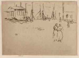 フィッシング キー、オーステンデ 作： James Abbott McNeill Whistler