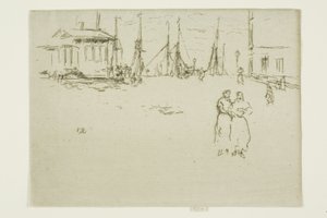フィッシング キー、オーステンデ 作： James Abbott McNeill Whistler