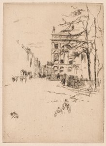 フィッツロイ スクエア 作： James Abbott McNeill Whistler