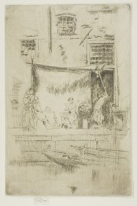 フルーツ屋台 作： James Abbott McNeill Whistler