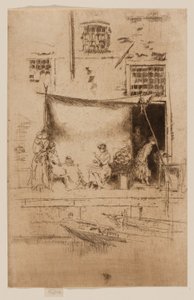 フルーツ屋台 作： James Abbott McNeill Whistler