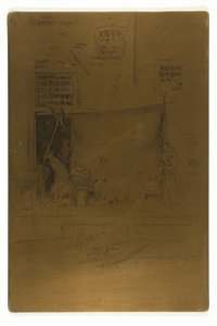 フルーツ屋台 作： James Abbott McNeill Whistler