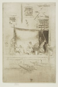 フルーツ屋台 作： James Abbott McNeill Whistler