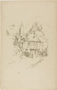 切妻屋根 作： James Abbott McNeill Whistler