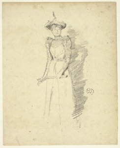 スウェーデンの手袋 作： James Abbott McNeill Whistler