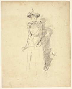 スウェーデンの手袋 作： James McNeill Whistler