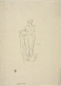 ボウルを持つ少女 作： James Abbott McNeill Whistler