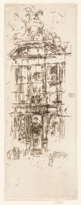 ゴールド ハウス、ブリュッセル 作： James Abbott McNeill Whistler