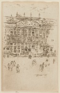 グランプラス、ブリュッセル 作： James Abbott McNeill Whistler