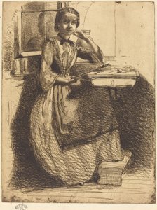 ハイデルベルグのグレッチェン 作： James Abbott McNeill Whistler