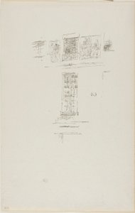 オテル コルベール、ウィンドウズ 作： James McNeill Whistler