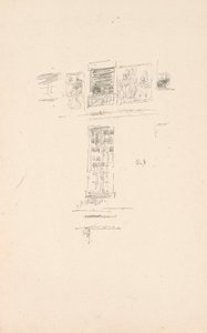 オテル・コルベール、窓 作： James McNeill Whistler