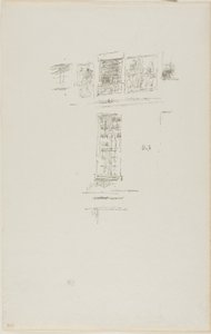 オテル コルベール、ウィンドウズ 作： James Abbott McNeill Whistler