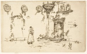 ホテル ラレマン, ブールジュ 作： James Abbott McNeill Whistler