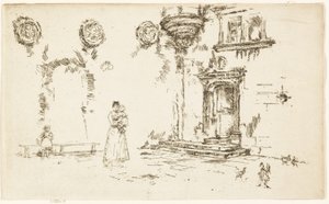 ホテル ラレマン (ブールジュ) 作： James Abbott McNeill Whistler