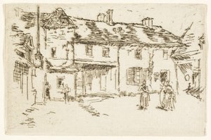 ホテル デ ラ プロムナード (ロシュ) 作： James Abbott McNeill Whistler