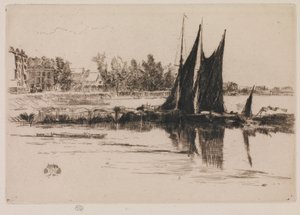 ハーリンガム 作： James Abbott McNeill Whistler