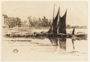 ハーリンガム 作： James Abbott McNeill Whistler
